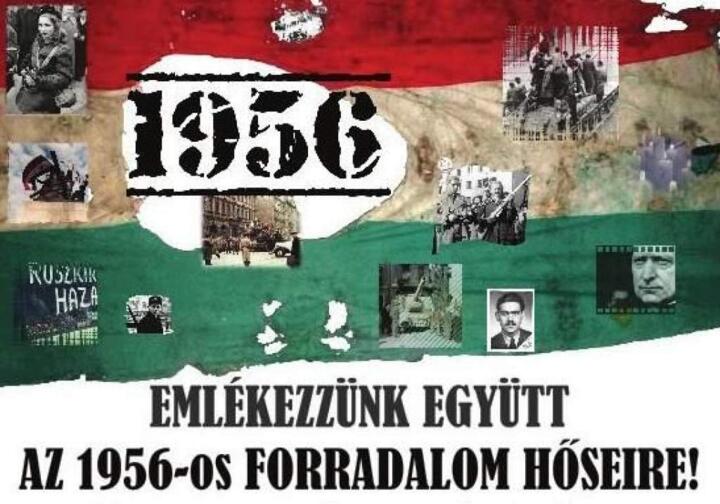 Az 1956-os forradalom és szabadságharc hőseire emlékezünk